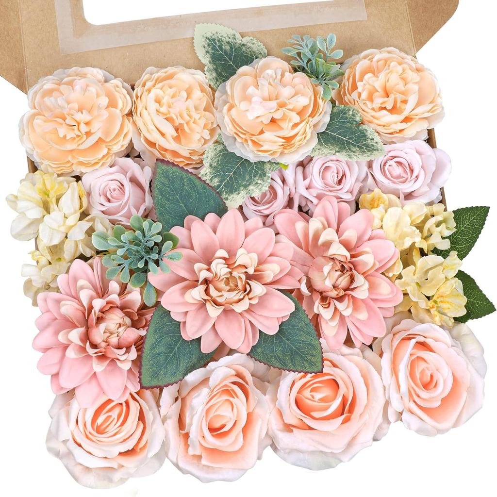 Simulation Flower Box Diy With Flower Pole Rose Box Hand Bouquet Wedding Christmas Home Decoration