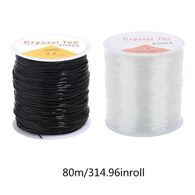 Multipurpose Beading Thread Jewelry Making Rope Jewelry Elastic Line with Excellent Recoil for Jewelry Beading Work