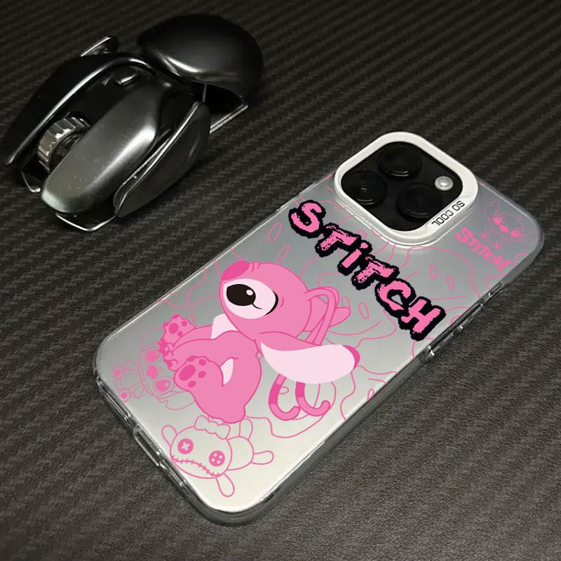 Angel Stitch Cartoon Phone Case For iPhone 11 12 13 14 15 16 17 Pro Max 16e 17E 17 Air Plus 13 Mini Shockproof Fundas Back Cover
