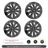 Tesla Model 3 Wheel Hub Caps & Rim Protectors for 17-25 Versions, 18-inch