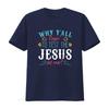 Womens Why Y All Trying To Test The Jesus In Me T Shirt Black 2XL vintage Washed Unisex Casual graphic Soft homme Stylish