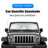 Car Windscreen Sunshade Cover UV Protection Sun Visor For Jeep Wrangler JK Gladiator Renegade Grand Cherokee Wagoneer Avenger Re