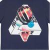 Palace Sans Ferg T-Shirt Cobra Cat Tooth Logo Short Sleeve Unisex T-Shirts Navy P14TS097