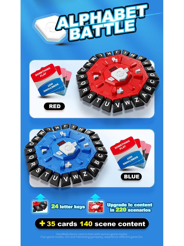 Creative Educational Crazy Letter Board Game for Parent-Child Interactive Play