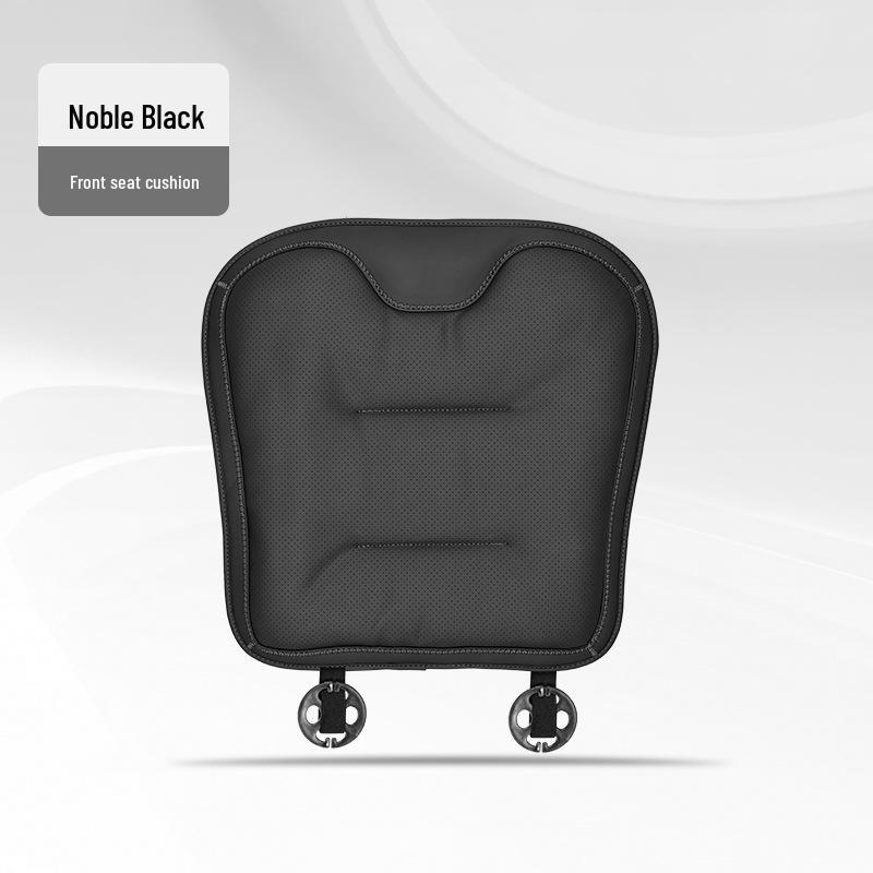 Universal Ventilated Car Seat Cushion for BMW, Mercedes-Benz & Xiaomi - Four Seasons, Lumbar Support, Rear Integrated, Single Driver Seat.