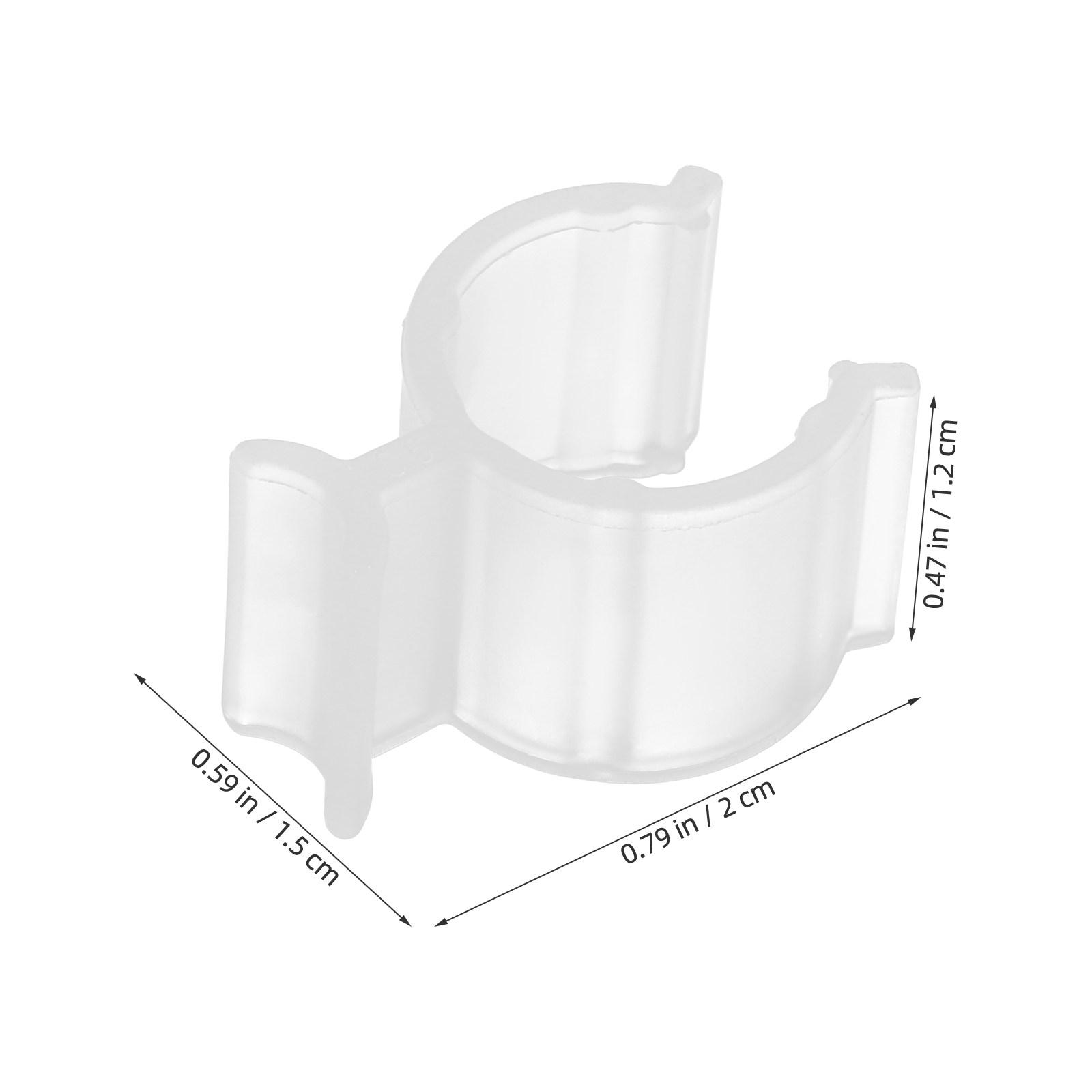 

30Pcs Leakproof Pump Clips Plastic PP Lock Buckle for Cleansing Oil Shampoo Lotion Bottle Accessories Travel Storage прозрачный