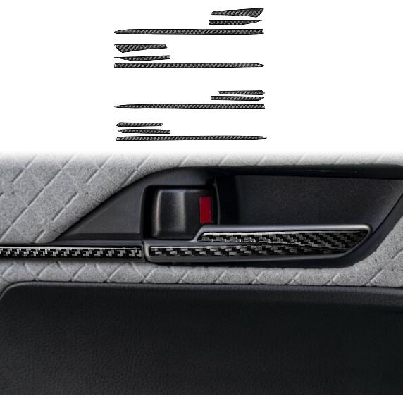 for Toyota Camry 2025-2026 Accessories A-Pillar Window Trim 2PC | Real Carbon Fiber, for Toyota Camry 2025 2026, Interior Trim Cover, Soft Thick