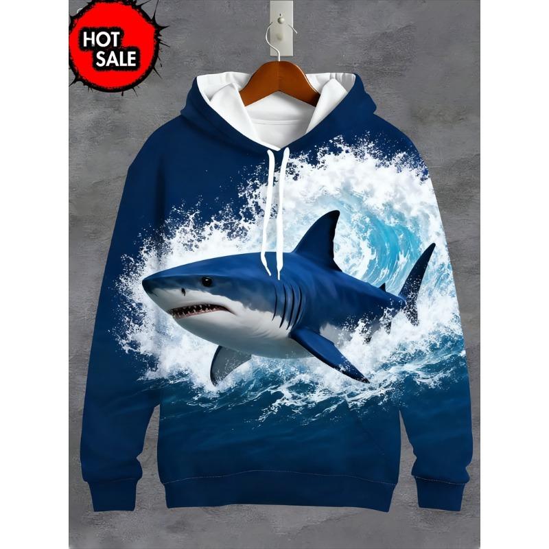 Funny 3D Skull Pattern Men's Hoodies Hip Hop Trend Harajuku Y2k Clothes Autumn Winter Casual Pullover Fashion Loose Sweatshirts