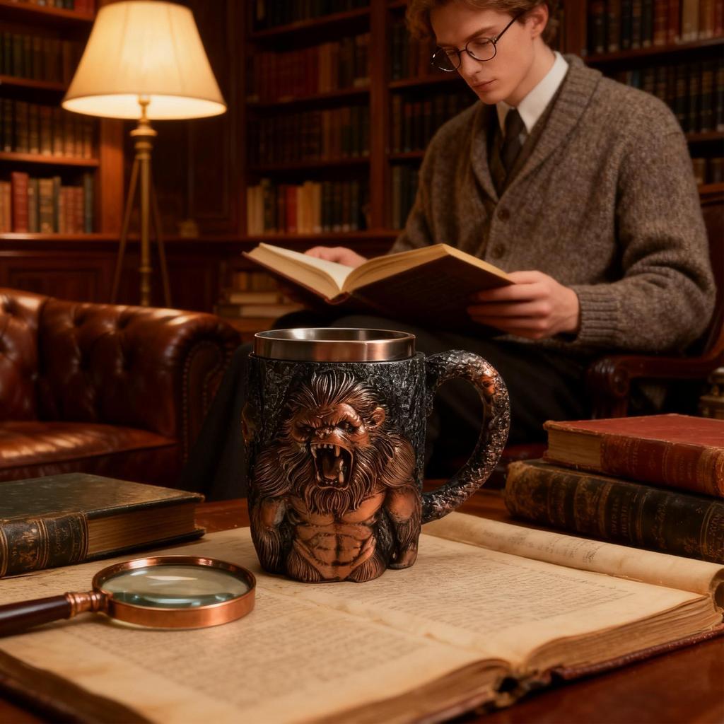 Novelty Coffee Mugs 400ml Novelty Cool Ape Party Decor Dad Coffee Mug For Cold Weather Picnic Fishing Outdoor Water Campfire Tea