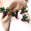 2Pcs Napkin Ring Refreshing Fine Workmanship Dining Table Supplies Summer Purple Grape Napkin Holder