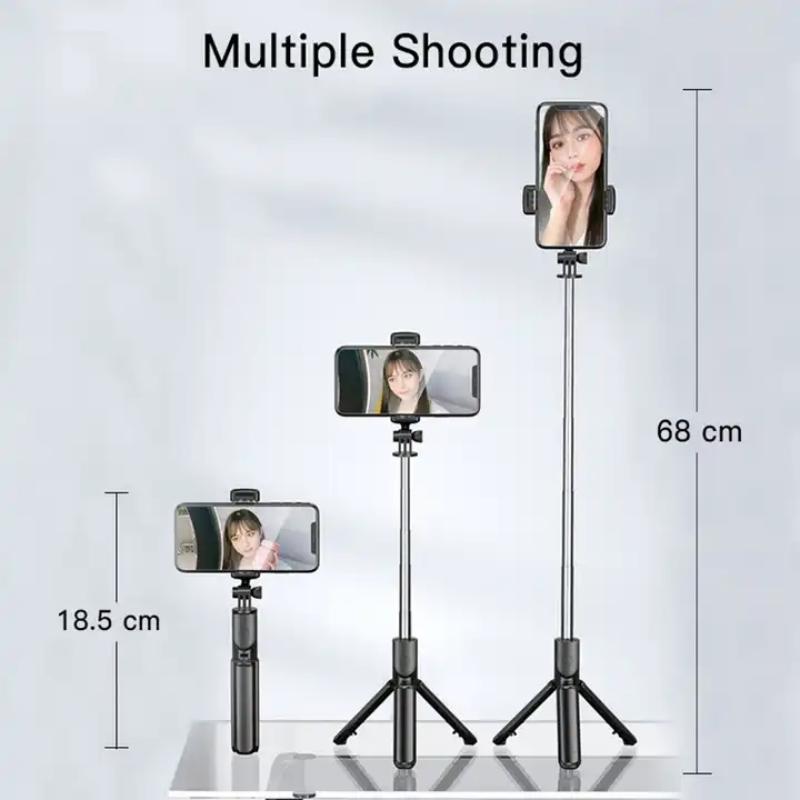 Selfie Stick Tripod S03 Extendable Stick Mini Tripod With Detachable Remote For Smart Phones Selfie Phone Holder for iPhone IOS Android