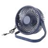 Kleiner Luftzirkulator Ventilator 2 Einstellbare Geschwindigkeiten Blau Tragbar Wiederaufladbar USB Schreibtisch Tisch Kühlventilator für Wohnheim
