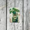 Luck of the Irish Metal Sign, 2D Clover Pub Decor for St. Patrick's Day, Farmhouse Wall Art for Home, Man Cave, Garage & Festival