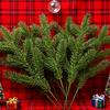 30/60pcs Artificial Plants Hotsale Pine Needle Christmas Tree Home RoomOutdoor Garden Decor Access Wedding DIYGift Candy Bouquet