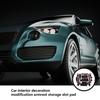 19 Stück Auto Armlehne Türschlitz Matte Fahrzeug Getränkehalter Rutschfeste Türrillenmatte Automobil PVC Modifikationszubehör