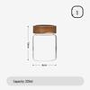 Japanese Glass Storage Jar with Lid for Coffee, Tea, Dried Tangerine Peel, and Grains
