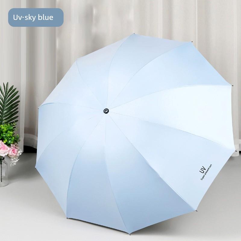 Women's High-End Sunshade Umbrella, Dual-Use for Sun and Rain, Double-Person Sun Umbrella with Black Coating for Sun Protection, 70% off Umbrella