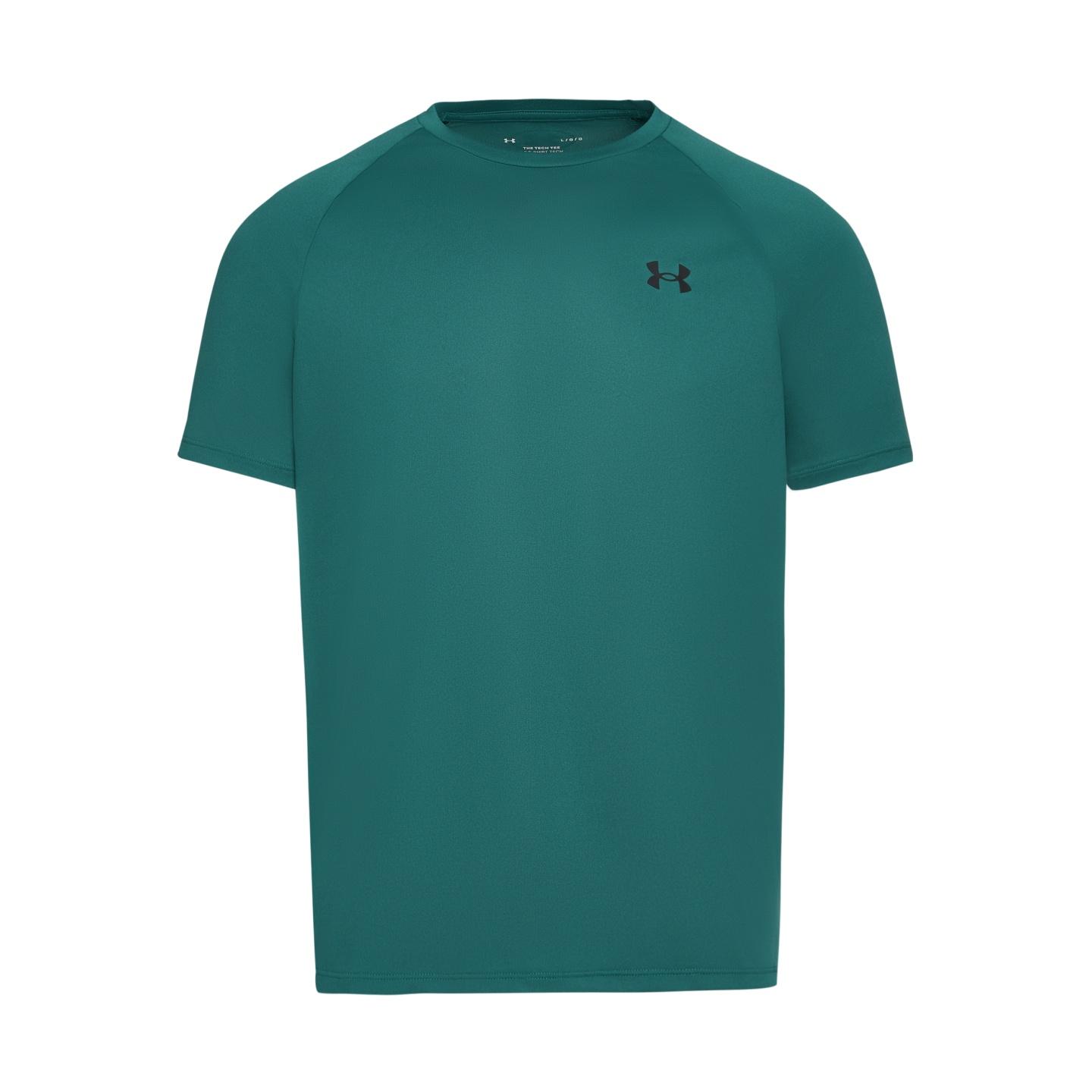 Under Armour Tech 2.0 Hyrox Тренировочная Беговая На Открытом Воздухе Легкая Дышащая Удобная Универсальная Однотонная Футболка с Коротким Рукавом 1326413-338 S