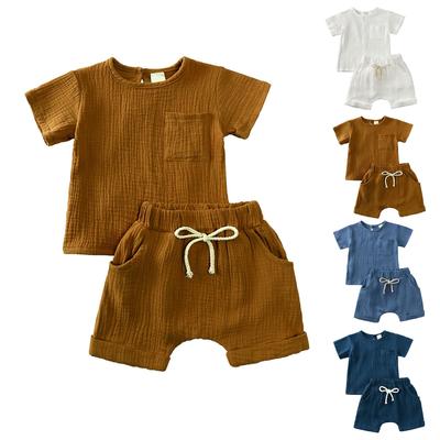 Summer Boys' And Girls' Children's Two-piece Fashion Suit