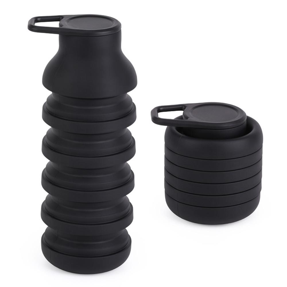 Creative Silicone Collapsible Cup - Ultra-Thin Portable Sports Water Bottle for Cycling & Outdoor Travel
