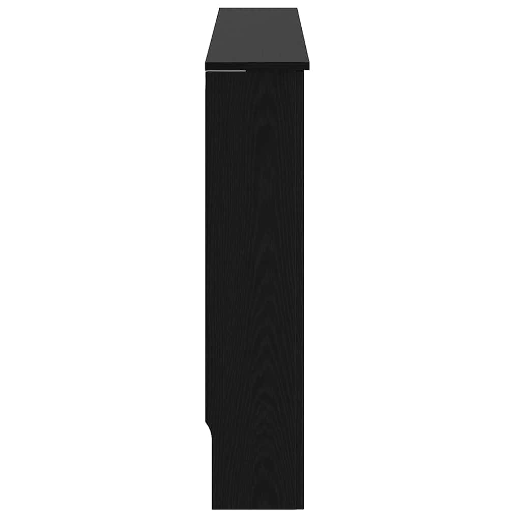 Radiator Cover Black Oak Effect 172 X 19 X 81.5 Cm