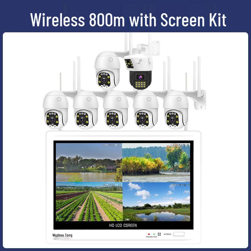 Wireless HD All-in-One Camera System for Home & Outdoor - No Wiring Needed