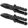 Fishing Pliers ABS Fish Clamp Grip Catch Release Tool Fish Body Holder Tongs ScissorsBlack
