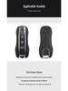 Real Carbon Fiber Key Case for Cayenne, Macan, 911, Panamera with Forged Pattern