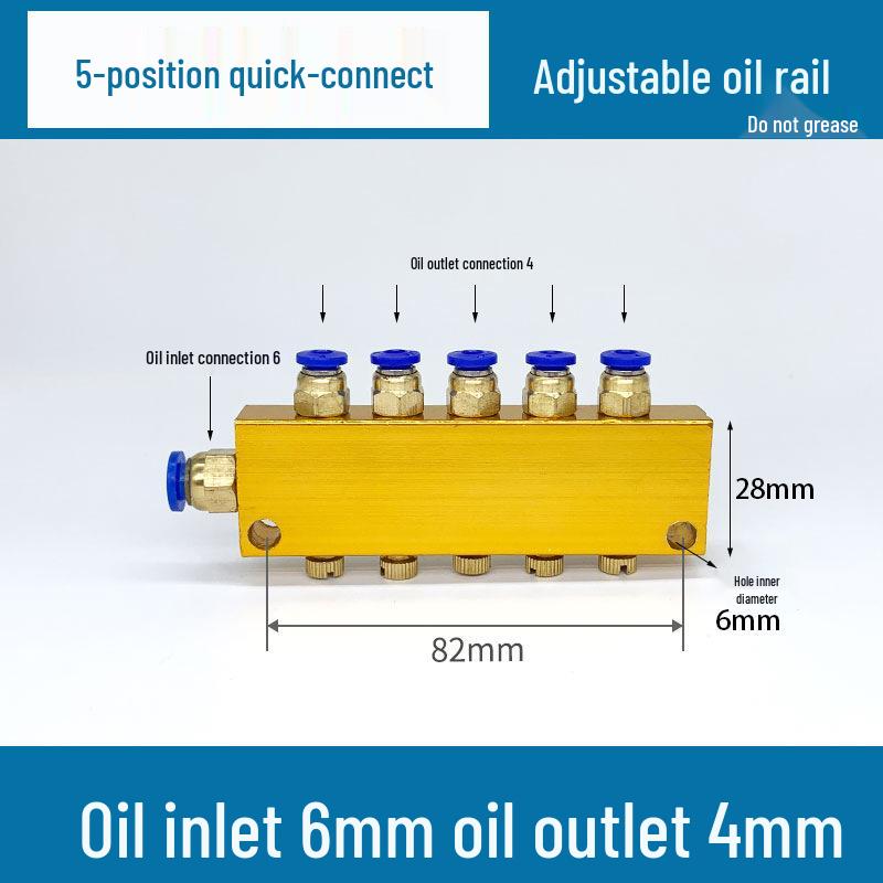 Adjustable Quick-Connect Oil Manifold & Distributor Valve