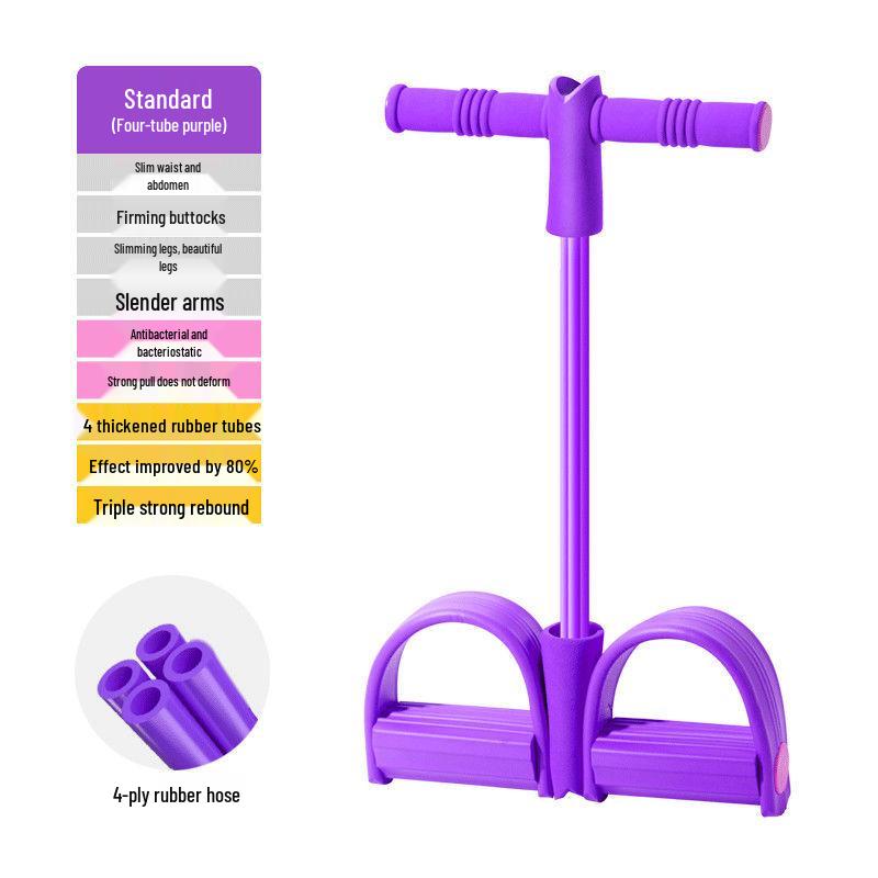 Multi-Functional Foot Pedal Leg Pull Rope and Sit-Up Assist Device