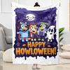 Halloween Party Cemetery Blanket Ultra-Soft Suitable for Office Couch Office Chair Four Seasons Universal Digital Print Gifts For Family Or Friends