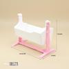 1/12 Dollhouse Miniature Cardle Baby Bed Cabinet Model Toys Crib For Dolls House Furniture Decor Accessories