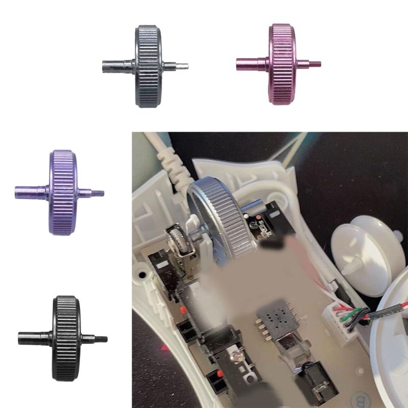 Gaming-Maus Scrollrad-Riemenscheibe Maus Metall-Rollrad Reparatur Ersatz für Deathadder 2013 6400DPI Edition Maus