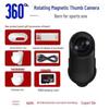 Magnetic Clip HD Wearable Action Camera for Pet and Cycling