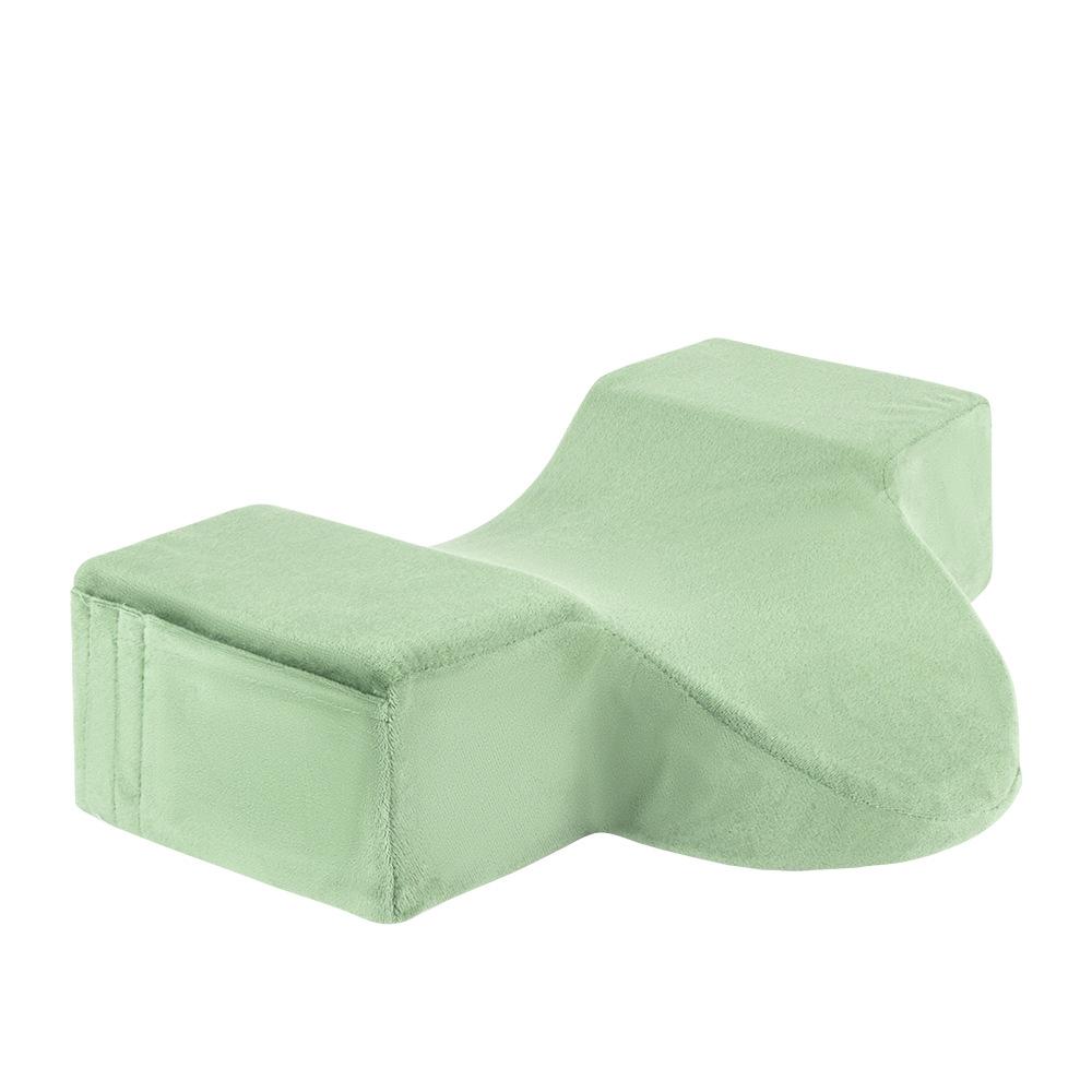 

U-образная подушка из пены с эффектом памяти для накладных ресниц, эргономичная подушка для шеи с изгибом, салон, дом, пересадка ресниц, красота, макияж зелёный