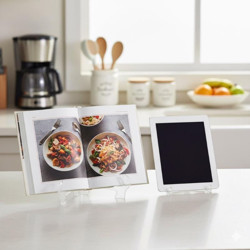 Sturdy ABS Plate Stands Heavy Duty Support for Secure Display of Plates Collectibles Foldable Rack for Compact Storage
