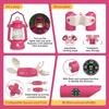Outdoor Play Tent Toys for Kids Multi-Educational Toddler Outdoor Toys Gift for Girls and Boys, Including Tents, Oil Lamps