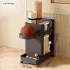 Mobile Home Exercise Gear Organizer with Wheels for Badminton Rackets & Yoga Mats