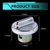 Fuel Tank Cap, Motorcycle Fuel Tank Sealing Lock with Knob Design, Rust-proof Waterproof Oil Reservoir Protector, Universal for Most ATV Moped