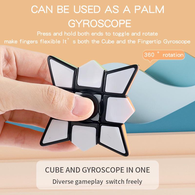 First Order 133 Magic Cube Rotating Finger Spinner - Educational Intellectual Toy