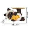 Cat Candy Dish Resin Cat Storage Tray Key Holder Bowl Cat Statue Decoration Key Holder For Entryway Table Home Living Room