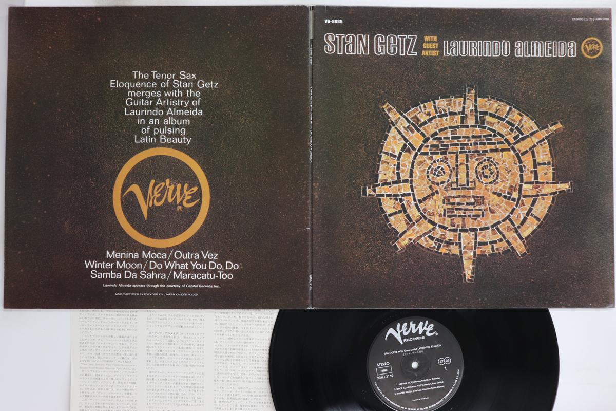 

LP Record STAN GETZ - Stan Getz With Guest Artist Laurind 23MJ3159 VERVE 1982 Japan Jazz Used