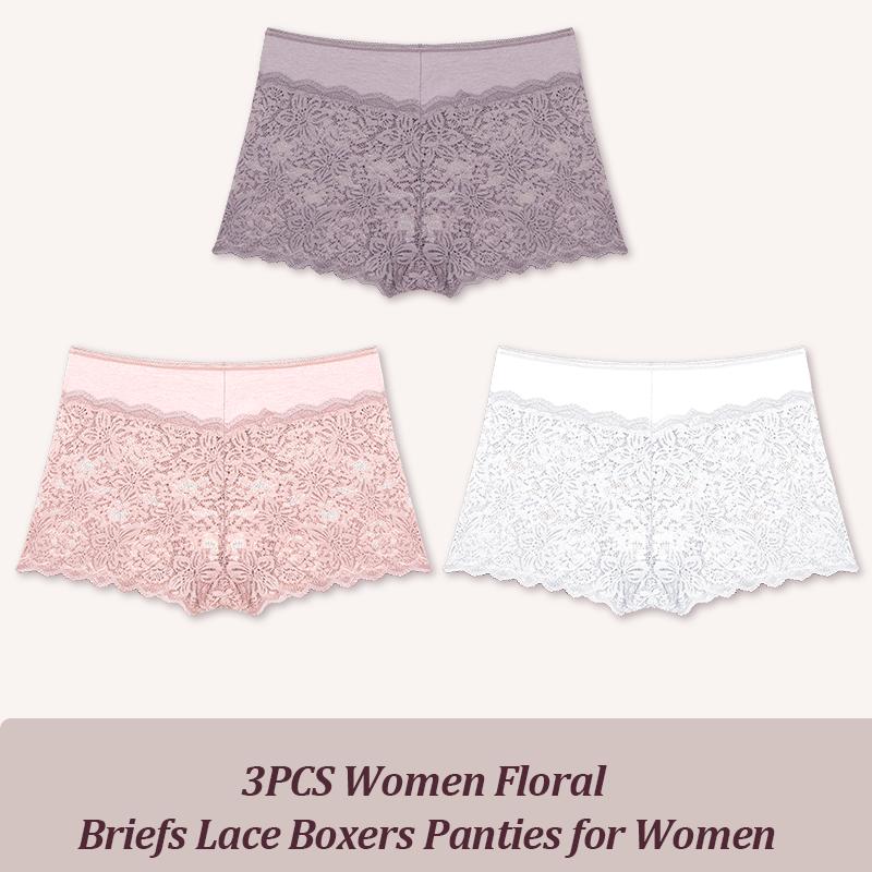 

3 шт./компл. сексуальные кружевные трусики для женщин с цветочным принтом, трусы-шорты с низкой посадкой, модные трусики, женское нижнее белье цвета мокко S-XL M&3pcs