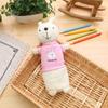 Kawaii Student Pencil Case Cartoon Stationery Storage Box Fashion Plush Rabbit Pencil Bag  Girls