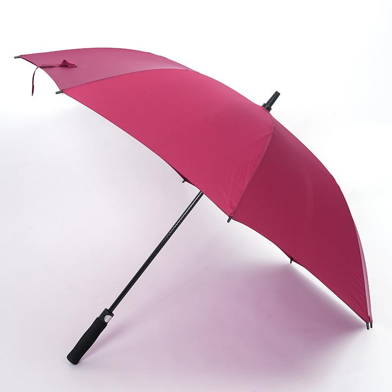 Automatic Golf Umbrella with Long Handle for Business, Custom Logo Printing Available.