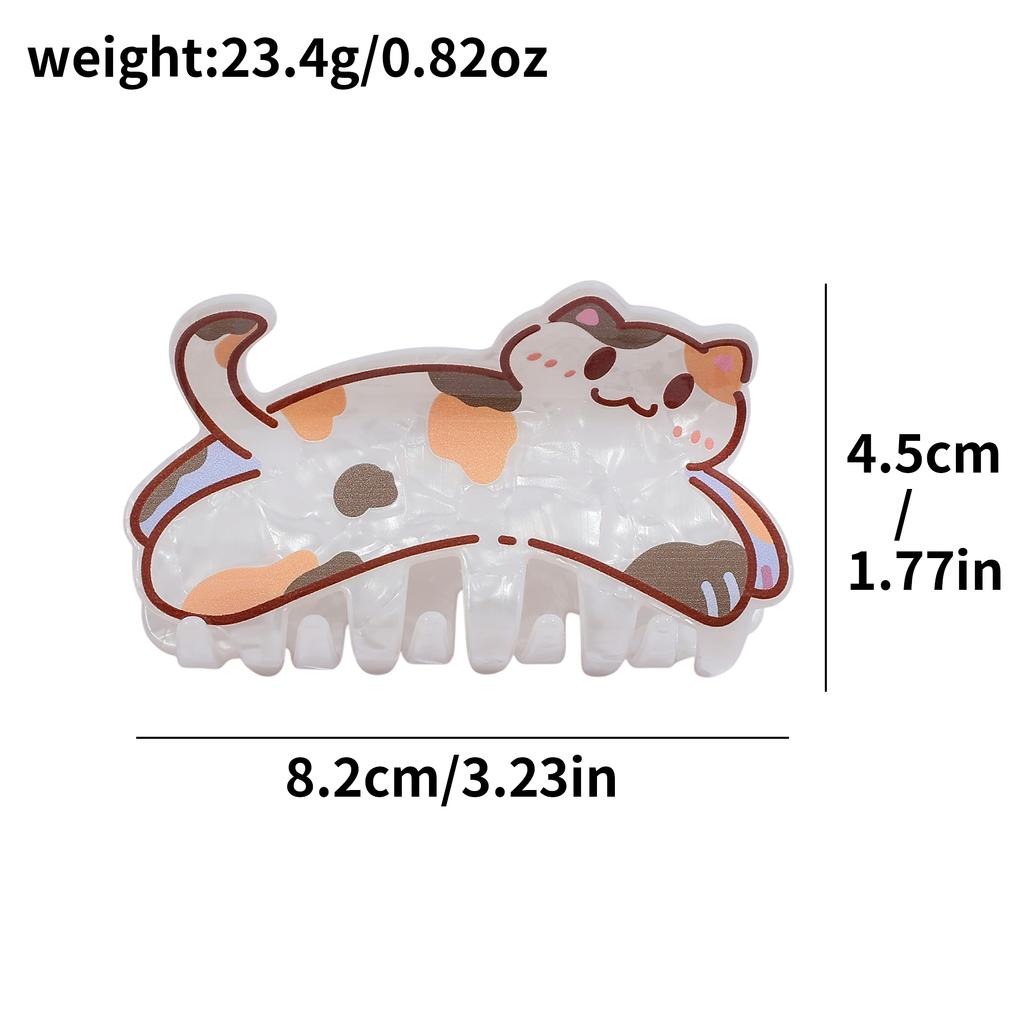 1PC/Random 7PCS Cute jumping and acting cute kitten hair claw exquisite hair accessories