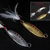 3d Eyes Leech-shape Fishing Lure Bright Color Pattern Water Lure Sequins Bait For Bass-mouth Bionic