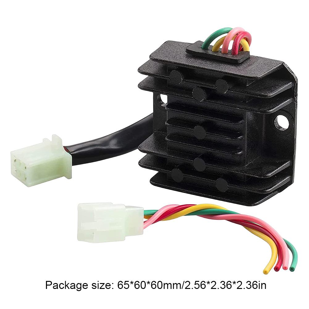 4 Wires Voltage Regulator Rectifier Current Rectifier Motorcycle Regulator Rectifier for ATV GY6 CG125-250CC Scooter SSR 125