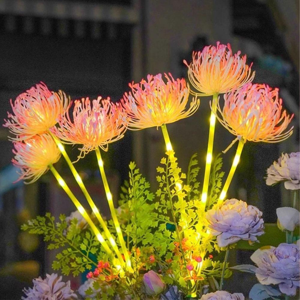 Glowing Solar Across the Shore Flower Lights Simulation Flowers Landscape Lawn Lamp Garden