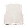 Spring 2025 Women's European & American Style Embroidered Suede Vest